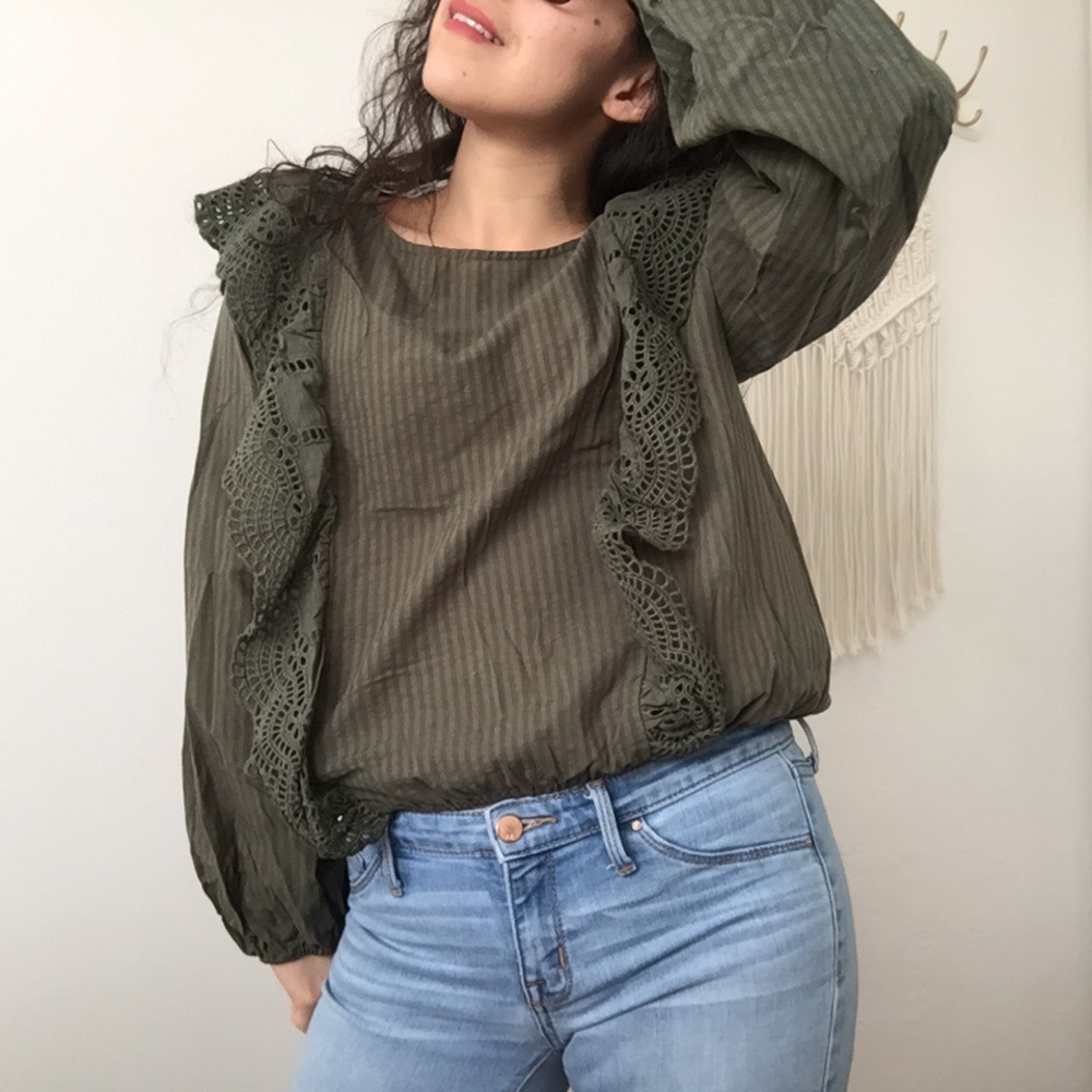 NWT Olive Green Long Sleeve - Picture 4 of 5